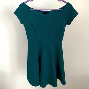 Wide-neck Cocktail Dress